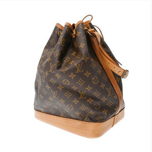 Louis Vuitton Noe Shoulder Canvas Monogram Bag Brown
